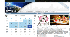 Desktop Screenshot of barbarachoroszyradio.org